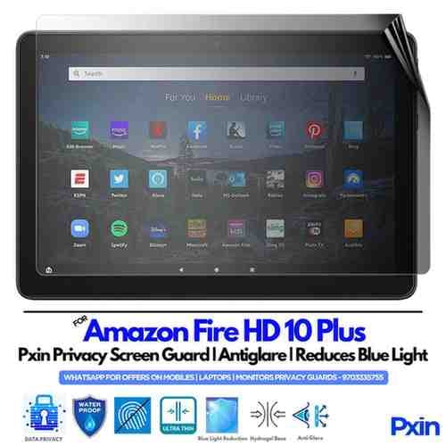 Amazon Fire HD 10 Plus Privacy Screen Guard