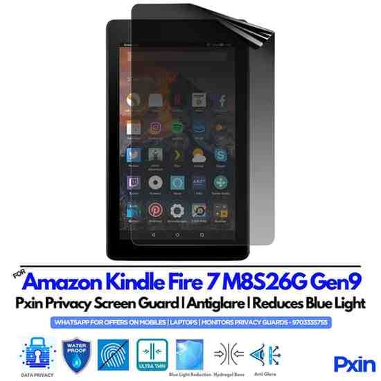 Amazon Kindle Fire 7 M8S26G Gen9 Privacy Screen Guard