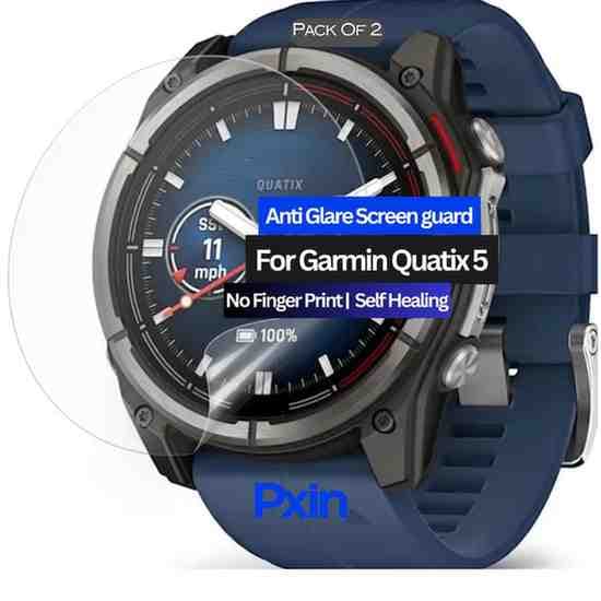 Garmin Quatix 5 Anti Glare Screen Guard
