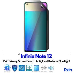 InfinixNote12 Privacy Screen Guard