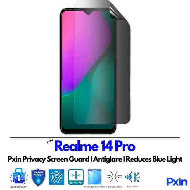 Realme14Pro Privacy Screen Guard