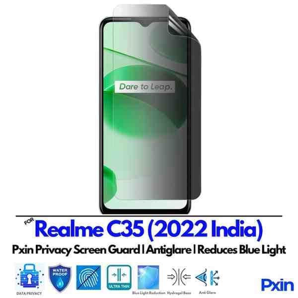 RealmeC352022India Privacy Screen Guard