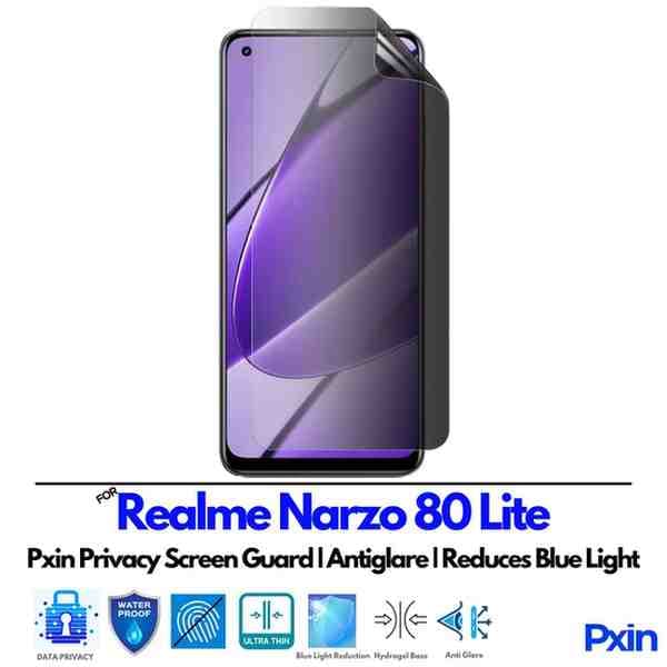 RealmeNarzo80Lite Privacy Screen Guard