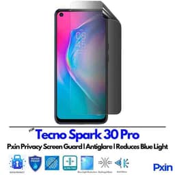 Tecno Spark 30 Pro Privacy Screen Guard