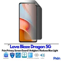 Lava Blaze Dragon 5G Privacy Screen Guard