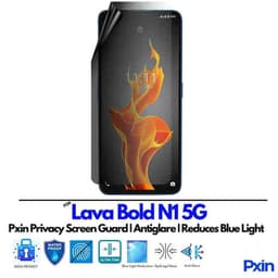 Lava Bold N1 5G Privacy Screen Guard