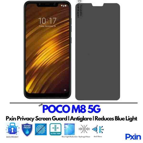POCO M8 5G Privacy screen guard