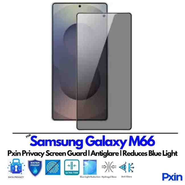 Samsung Galaxy M66 Privacy screen guard