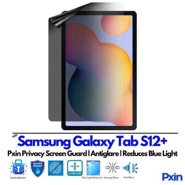 Samsung Galaxy TabS12+ Privacy screen guard