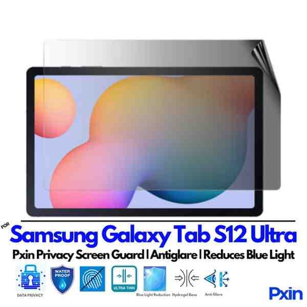 Samsung GalaxyT ab S12 Ultra Privacy screen guard
