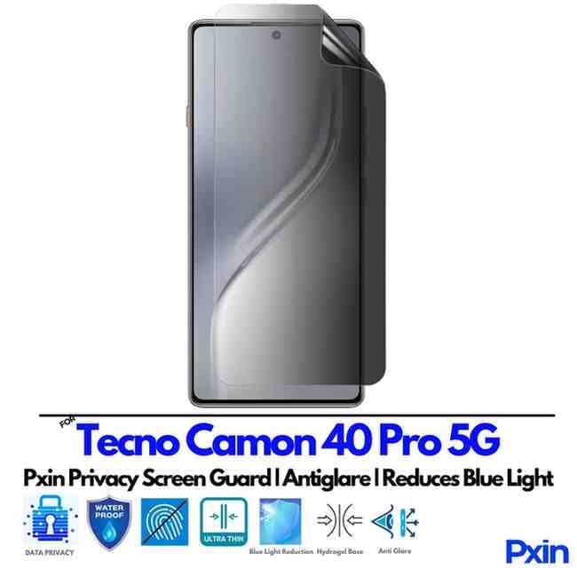 Tecno Camon 40 Pro 5G Privacy screen guard