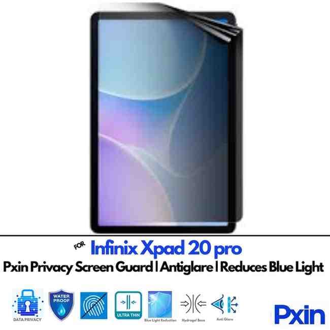 InfinixXpad20pro Privacy screen gurad