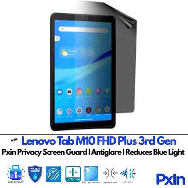 LenovoTabM10FHDPlus3rdGen Privacy screen gurad