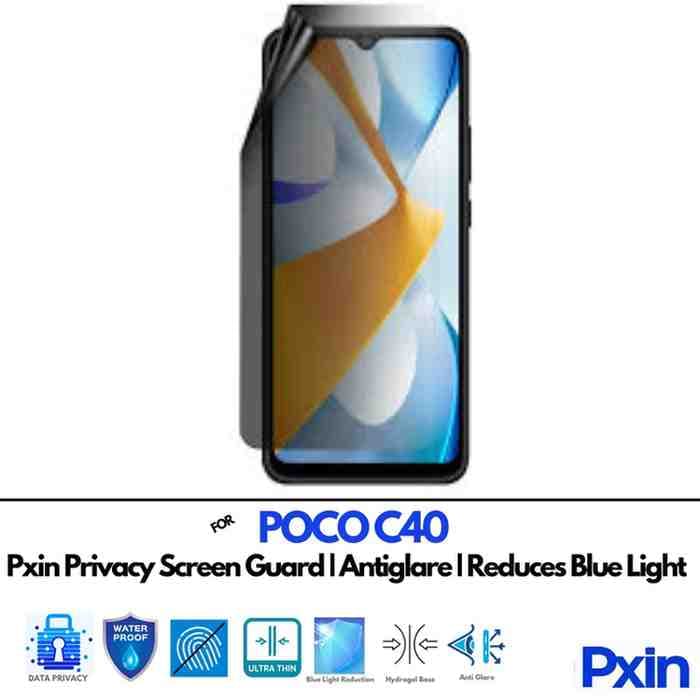 POCOC40 Privacy screen gurad