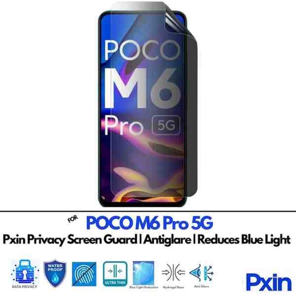 POCOM6Pro5G Privacy screen gurad