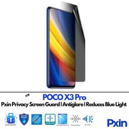 POCOX3Pro Privacy screen gurad