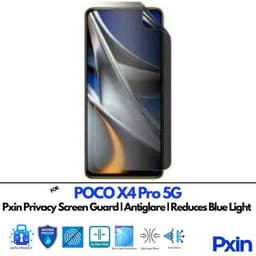 POCOX4Pro5G Privacy screen gurad