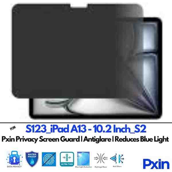 S123_iPadA13-10.2Inch-S2 Privacy screen gurad