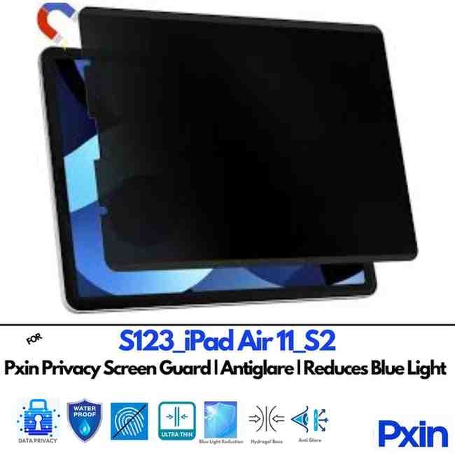 S123_iPadAir11_S2 Privacy screen gurad