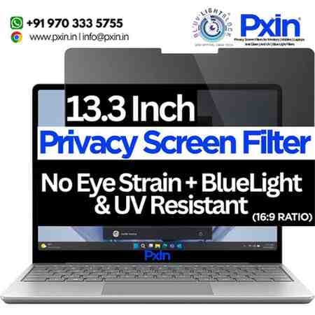 MacBook Pro 15 inch - Pro Privacy Screen Guard | Anti Glare | Anti Blue Light | UV(A/B/C) Block | PXIN - Image 1