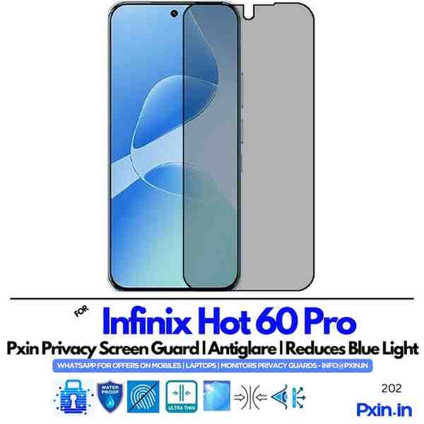 InfinixHot60Pro Privacy screen guard