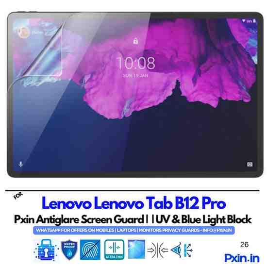 LenovoLenovoTabB12Pro Anti glare screen guard