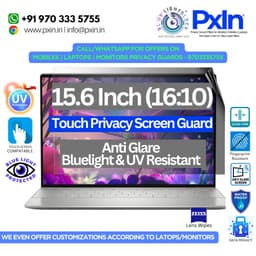 16 inch (16:9) Touch Laptop - Pro Privacy Screen Guard | Touch Sensitive | Anti Glare | Anti Blue Light | UV(A/B/C) Block | PXIN - Image 1