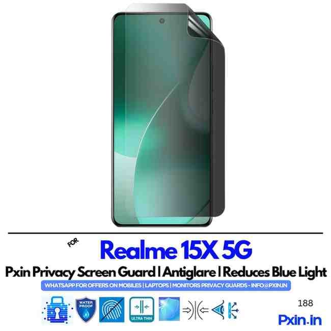 Realme15X-5G Privacy screen guard