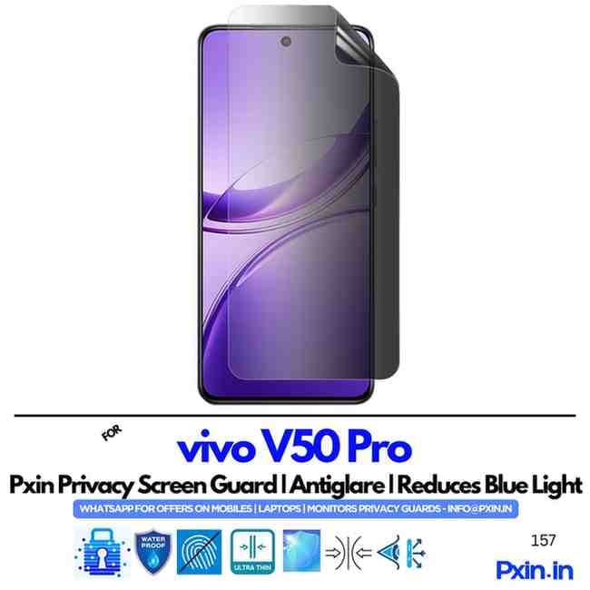 vivoV50Pro Privacy screen guard