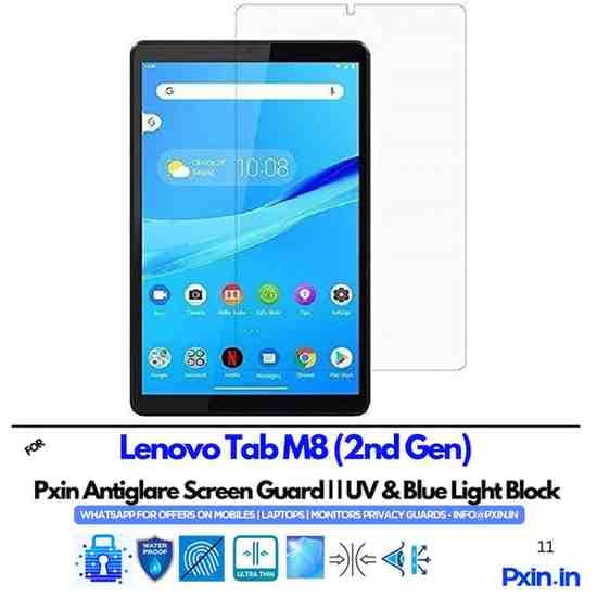 LenovoTabM82ndGen anti glare screen guard