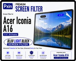 Anti Blue Light & Anti Glare Screen Guard for Acer Iconia A16 - Image 1