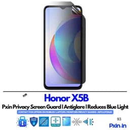 Honor X5B Privacy screen guard