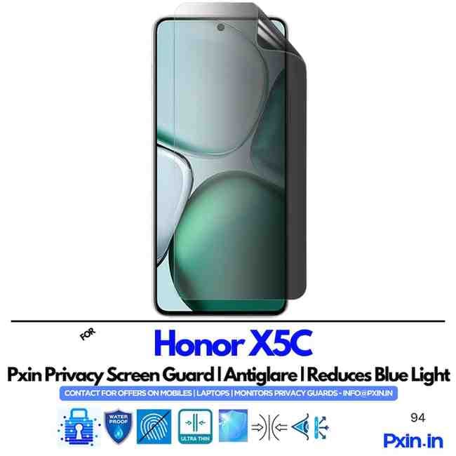 Honor X5C Privacy screen guard