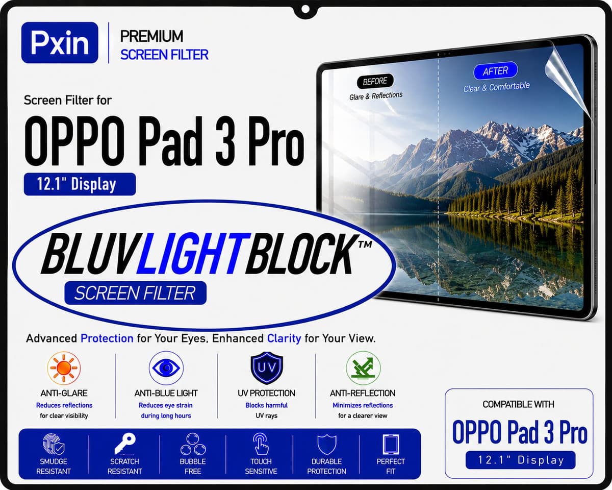 Anti Blue Light & Anti Glare Screen Guard for OPPO Pad 3 Pro - Image 1