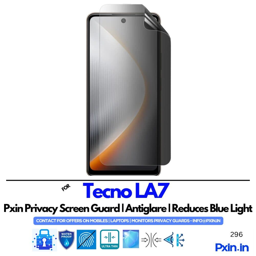 Tecno LA7 Privacy screen guard