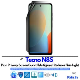 Tecno N8S Privacy screen guard