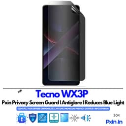 Tecno WX3P Privacy screen guard