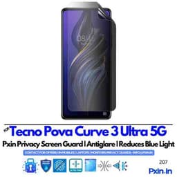 TecnoPovaCurve3Ultra5GPrivacyScreenGuard