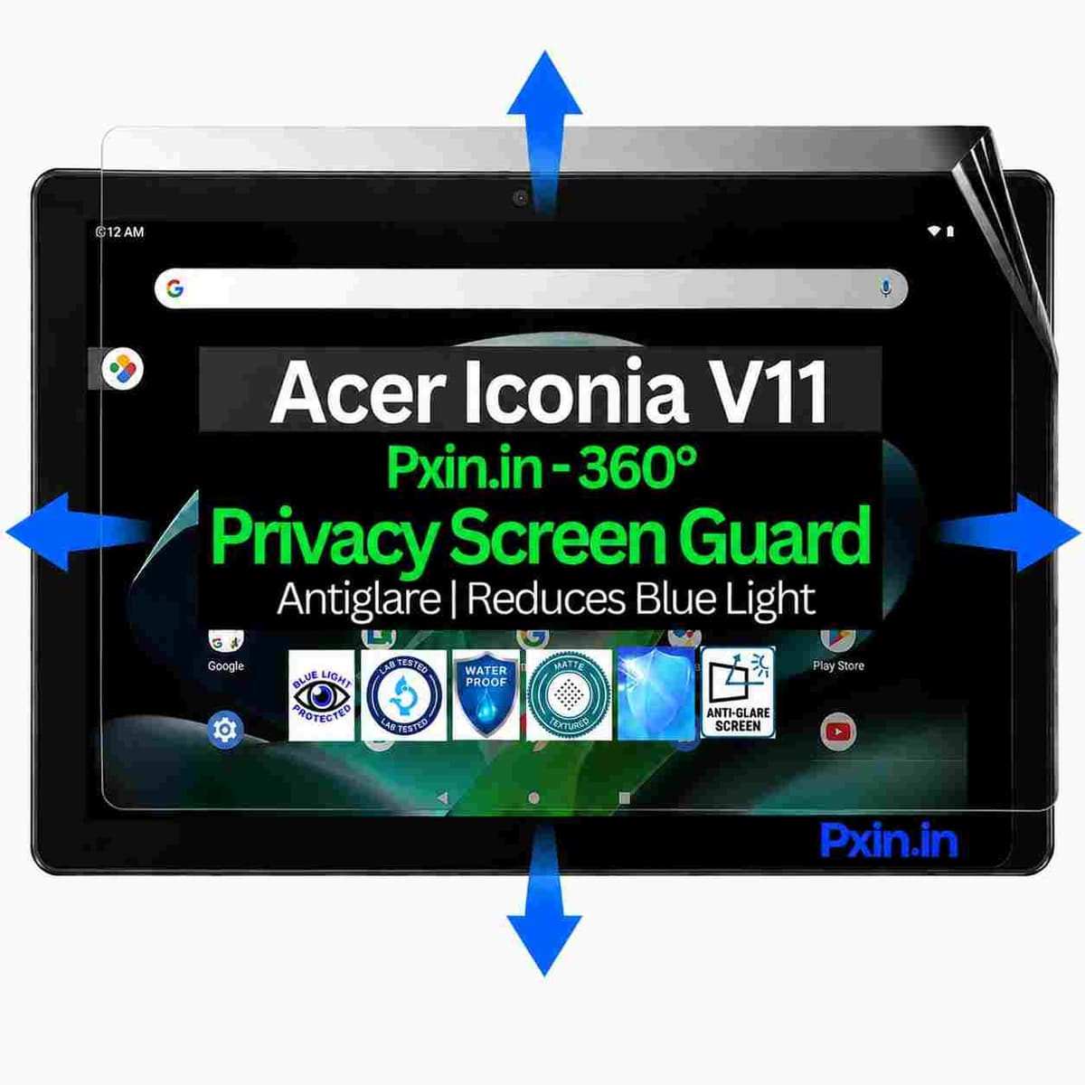 Privacy Screen Guard (Anti-Blue & Anti-Glare) for Acer Iconia V11 - Image 1