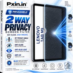 Lenovo Tab M9 2 Way Tablet Privacy Screen Guard (Anti-Blue & Anti-Glare) - Image 1