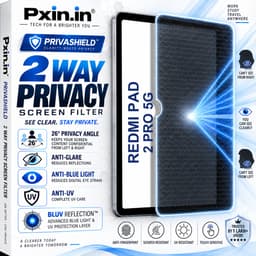 Redmi Pad 2 Pro 5G 2 Way Tablet Privacy Screen Guard (Anti-Blue & Anti-Glare) - Image 1