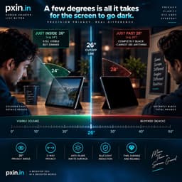 Redmi Pad 3 Pro 5G 2 Way Tablet Privacy Screen Guard (Anti-Blue & Anti-Glare) - Image 4