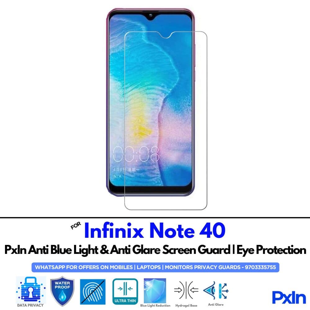 Infinix Note 40 Anti Blue light screen guard