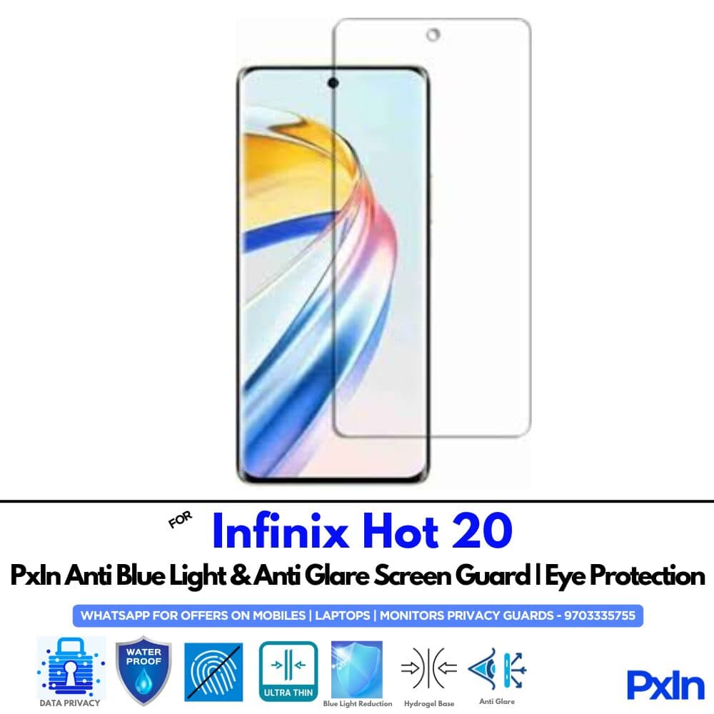 Infinix Hot 20 Anti Blue light screen guard