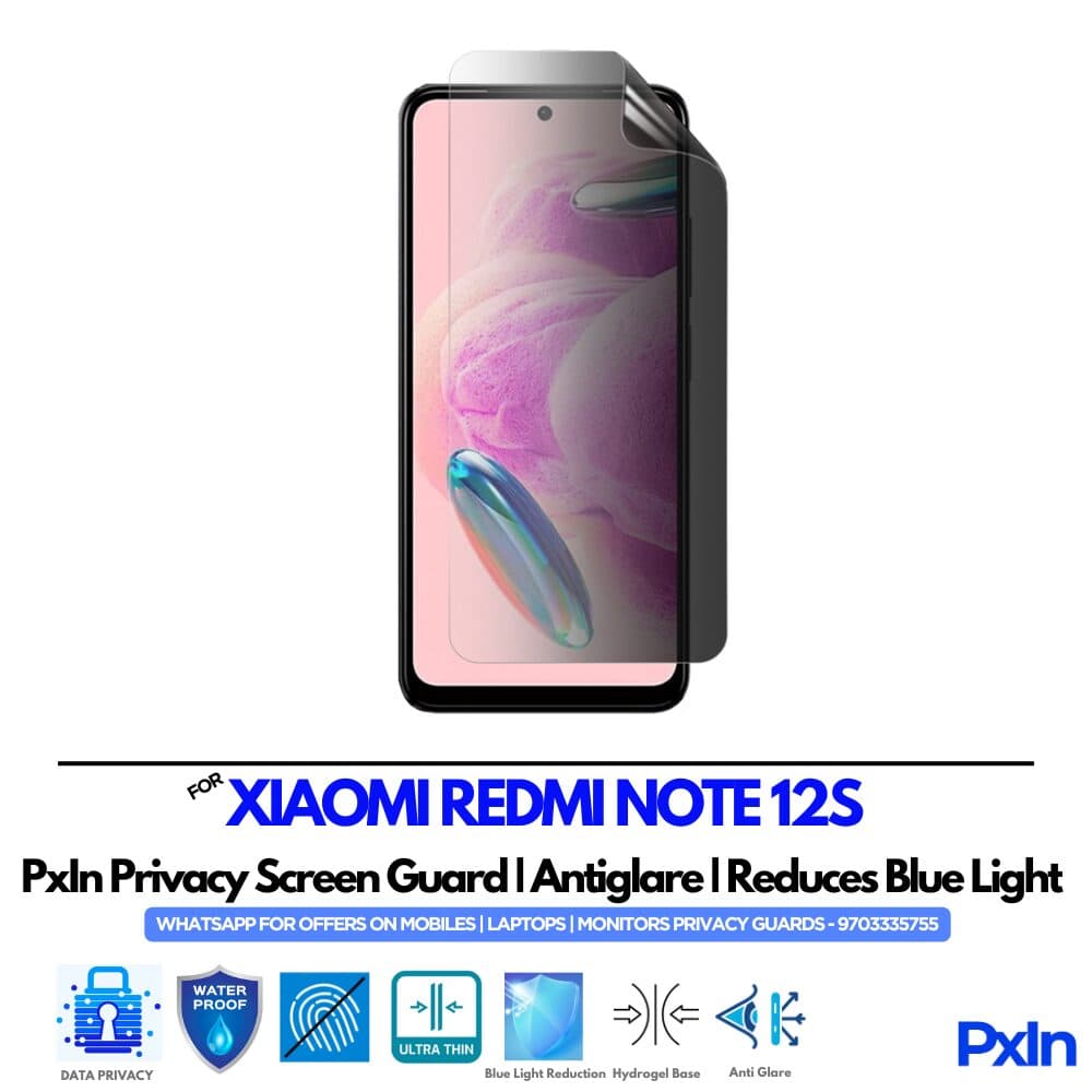 XIAOMI REDMI NOTE 12S Mobile Privacy Screen Guard