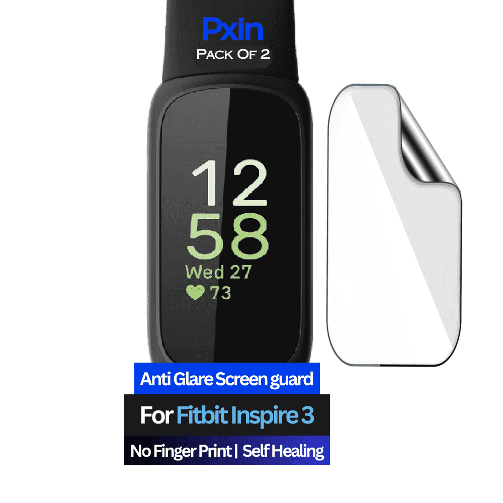 Anti-Glare Screen Guard for Fitbit Inspire 3 Smartwatch