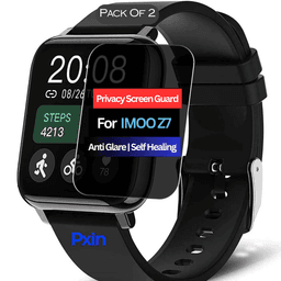 IMOO Z7 Smartwatch Privacy Screen Guard for | Privacy Filter | Anti-Glare, Fingerprint Resistant (Pack of 2)