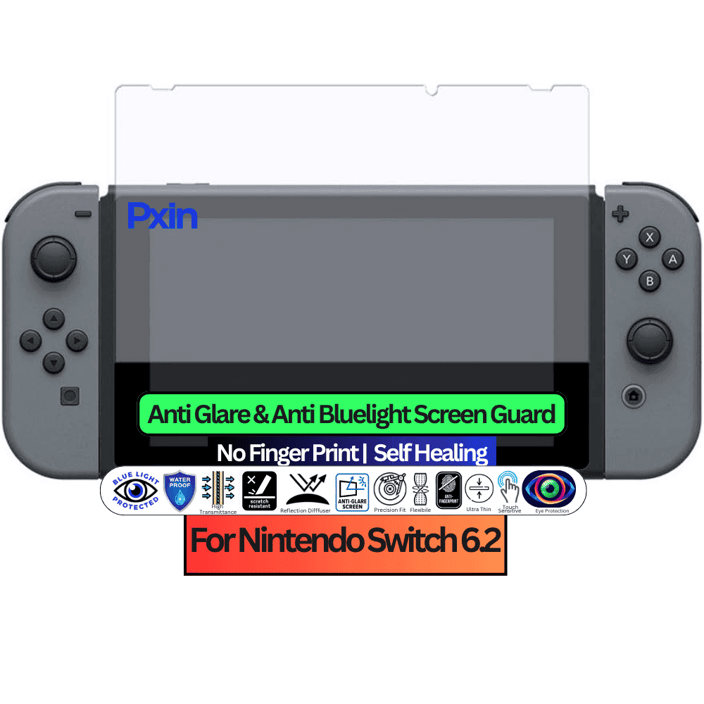 Anti-Blue & Anti-Glare Screen Guard for Nintendo Switch 6.2 Gaming Console
