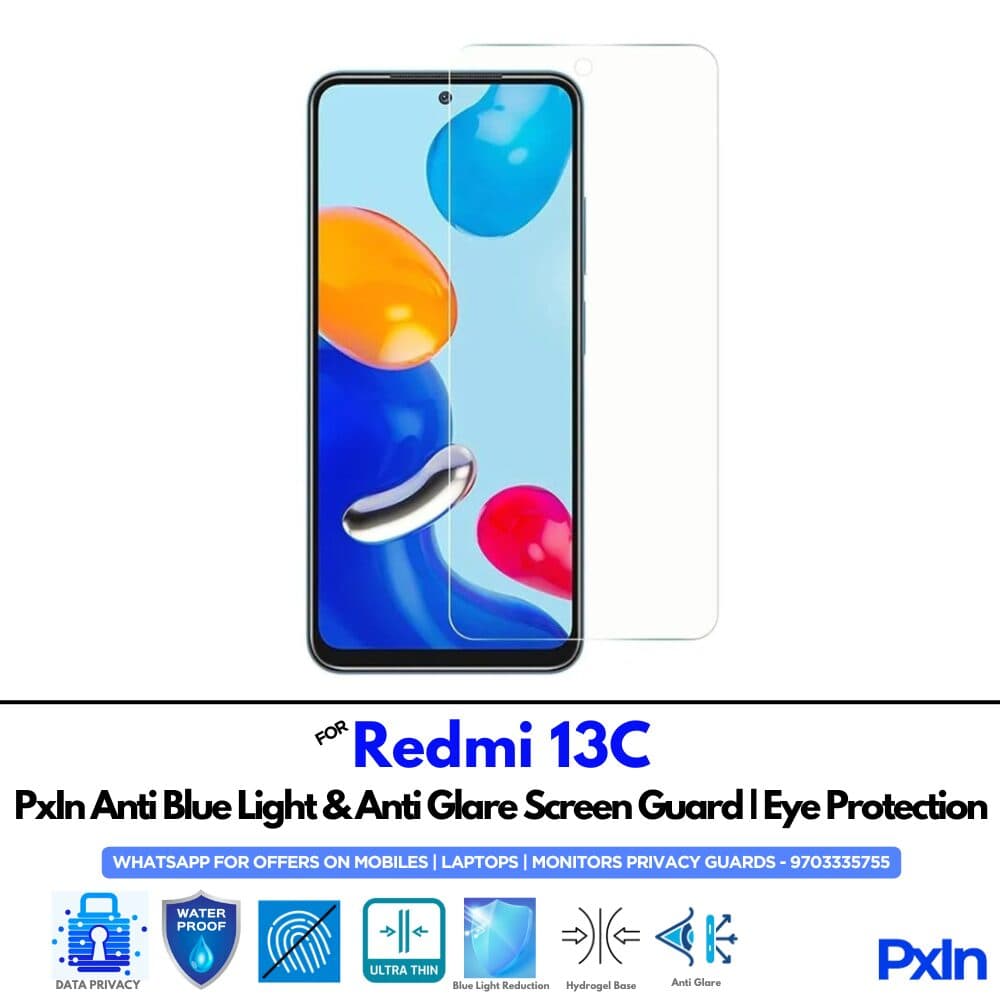 Redmi 13C Anti Blue light screen guard