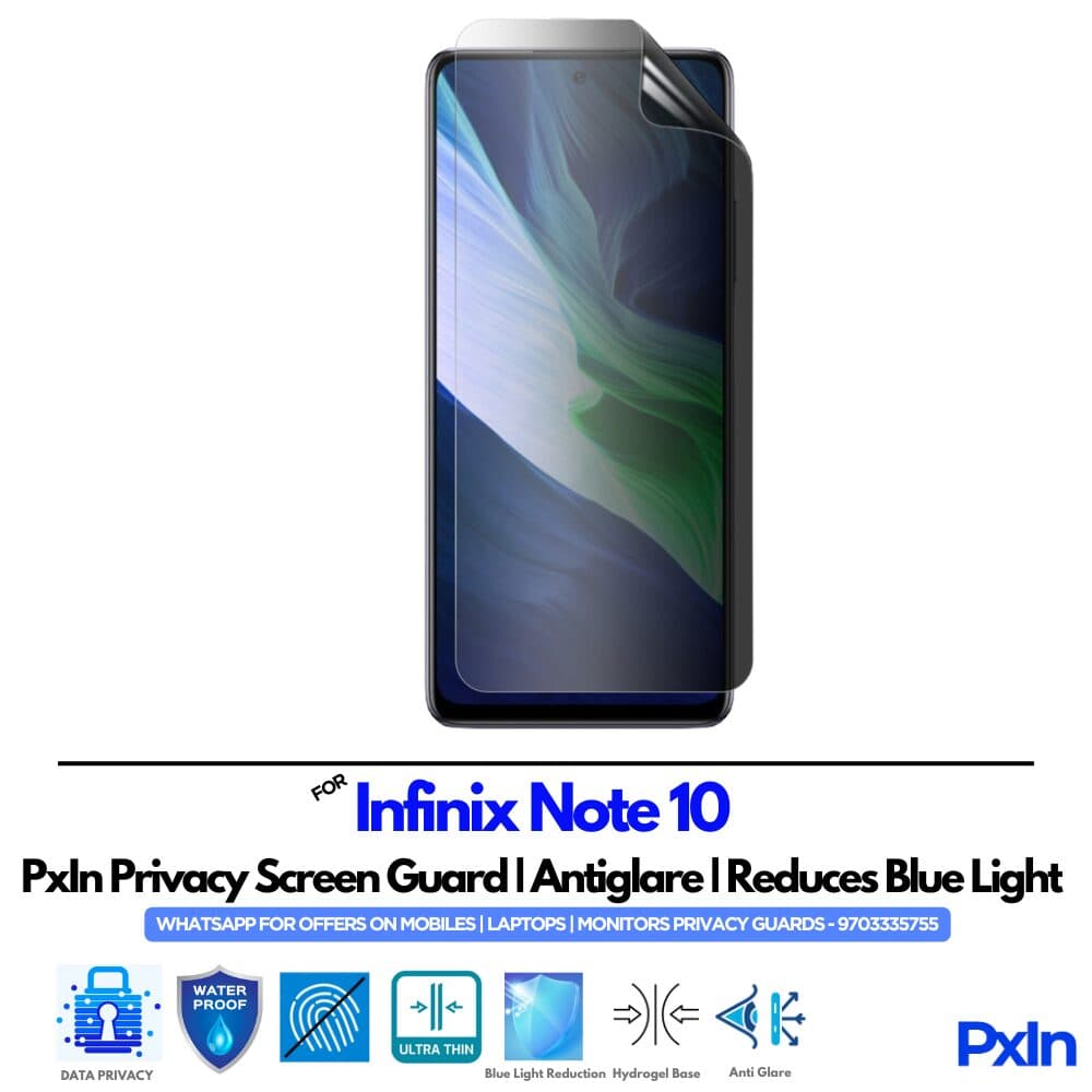 Infinix Note 10 Privacy Screen Guard